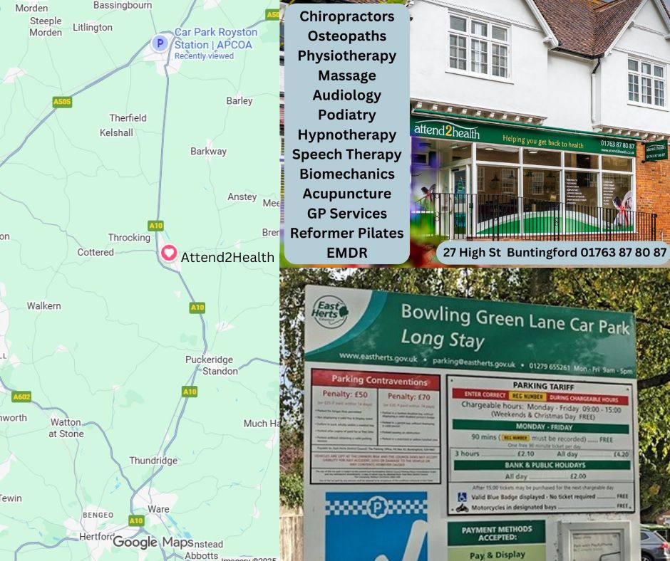 Attend2Health is easy to find just off the A10