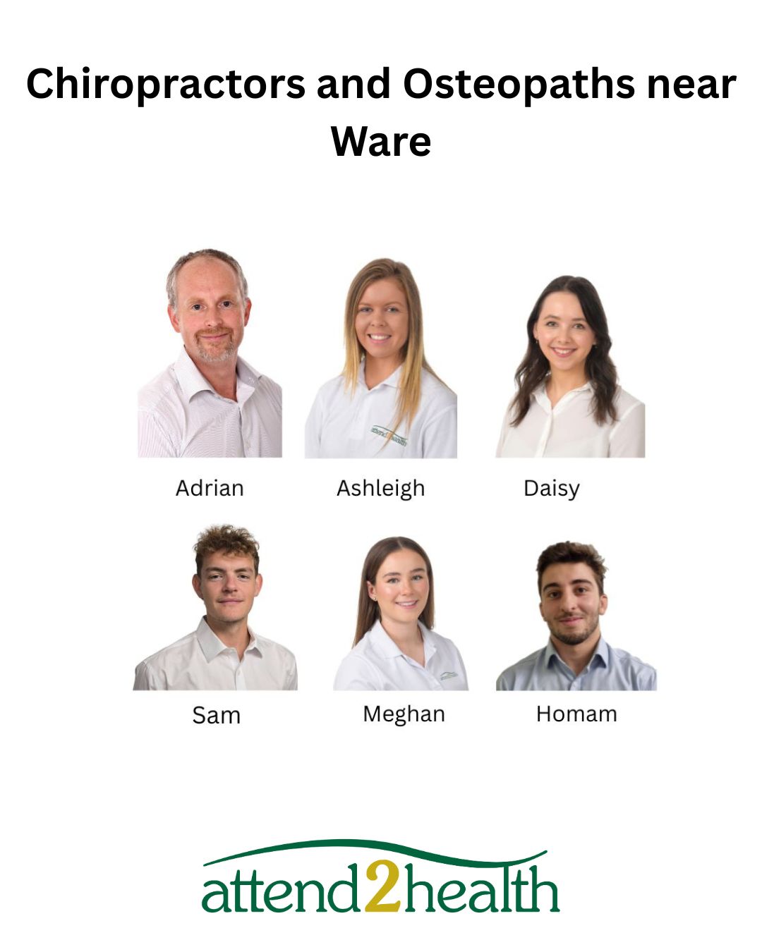 Looking for a Chiropractor or Osteopath near Ware?